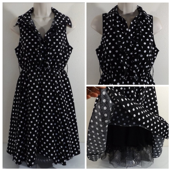 bailey blue Dresses & Skirts - Vintage Retro Rockabilly Polka Dot Pin Up Dress